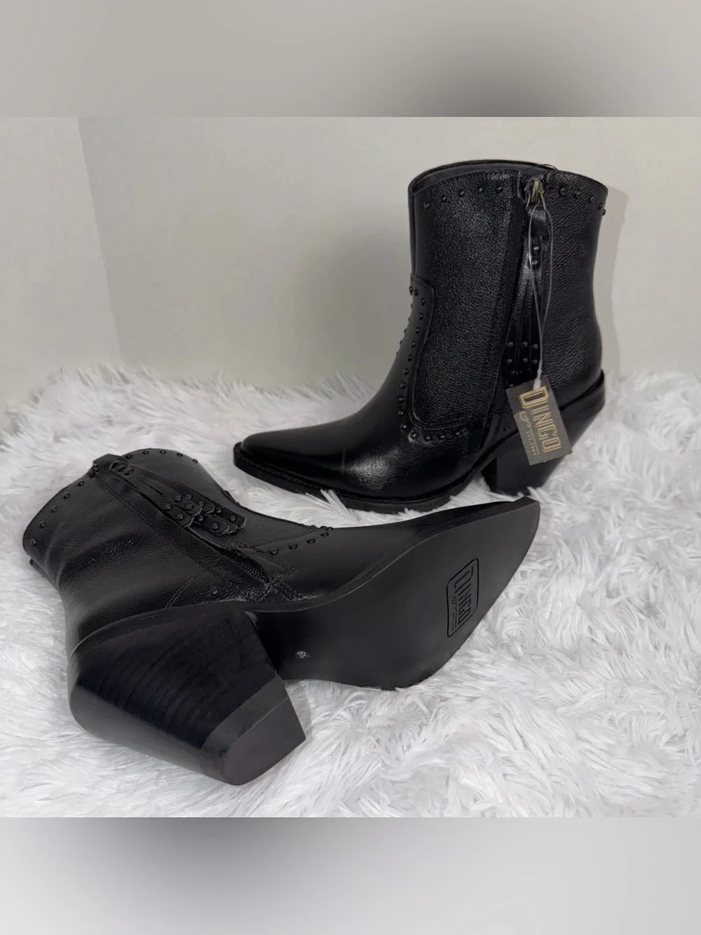 DINGO CLASSY N' SASSY LEATHER BOOTIE STYLE DI952 BLACK